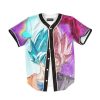 11 DBZ Goku SSGSS Black Rose Super Saiyan Baseball Jersey Goku Goku Black - Anime Jersey Store