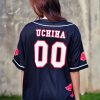 Akatsuki Uchiha Naruto Baseball Jersey Back 1 - Anime Jersey Store