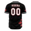 Akatsuki Uchiha Naruto AOP Baseball Jersey AOP Baseball Jersey BACK Mockup - Anime Jersey Store