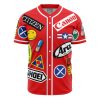 Akira Full Decals AOP Baseball Jersey FRONT Mockup - Anime Jersey Store