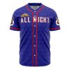 All Might MHA AOP Baseball Jersey FRONT Mockup - Anime Jersey Store