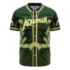 Aquaman DC Comics AOP Baseball Jersey FRONT Mockup - Anime Jersey Store