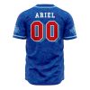 Ariel The Little Mermaid V2 Disney AOP Baseball Jersey BACK Mockup - Anime Jersey Store