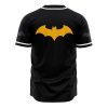 Batman DC Comics AOP Baseball Jersey BACK Mockup - Anime Jersey Store