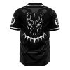 Black Panther Marvel AOP Baseball Jersey BACK Mockup - Anime Jersey Store