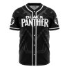 Black Panther Marvel AOP Baseball Jersey FRONT Mockup - Anime Jersey Store