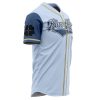 Blue Roses BC AOP Baseball Jersey SIDE Mockup - Anime Jersey Store