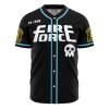 Company 8 V1 Fire Force AOP Baseball Jersey FRONT Mockup - Anime Jersey Store