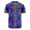 Cosmic Infinity Stones Marvel AOP Baseball Jersey FRONT Mockup - Anime Jersey Store