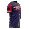 Crimson Lions BC AOP Baseball Jersey SIDE Mockup - Anime Jersey Store