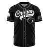 Crows of Castle Black Snow GOT AOP Baseball Jersey AOP Baseball Jersey FRONT Mockup - Anime Jersey Store