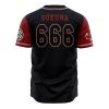 Curses Sukuna Jujutsu Kaisen AOP Baseball Jersey AOP Baseball Jersey BACK Mockup - Anime Jersey Store