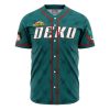 Deku My Hero Academia AOP Baseball Jersey FRONT Mockup - Anime Jersey Store