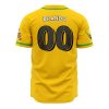 Dio JBA AOP Baseball Jersey BACK Mockup - Anime Jersey Store