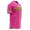 Donquixote Pirates Doflamingo OP AOP Baseball Jersey SIDE Mockup - Anime Jersey Store