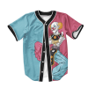 Dragon Ball Z Belmod Dope Blue Pink Baseball Jersey 3 - Anime Jersey Store