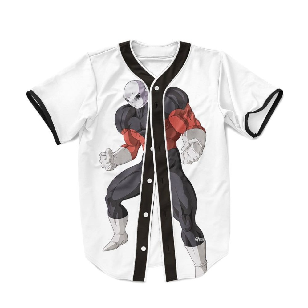 Dragon Ball Super Charging Jiren The Gray Baseball Jersey 1 - Anime Jersey Store