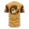 Eevee Pokemon AOP Baseball Jersey AOP Baseball Jersey BACK Mockup - Anime Jersey Store