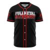 Elric FMA AOP Baseball Jersey AOP Baseball Jersey FRONT Mockup - Anime Jersey Store