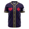 First Outfit Hisoka Hunter X Hunter AOP Baseball Jersey FRONT Mockup - Anime Jersey Store