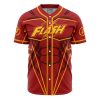 Flash DC Comics AOP Baseball Jersey FRONT Mockup - Anime Jersey Store