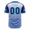 Frozen Disney AOP Baseball Jersey BACK Mockup - Anime Jersey Store