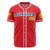 GN 001 Exia Gundam AOP Baseball Jersey FRONT Mockup - Anime Jersey Store