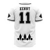 Gotei 13 Kenny Bleach AOP Baseball Jersey AOP Baseball Jersey BACK Mockup - Anime Jersey Store