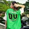 Green Dragonzords Tommy Oliver Power Rangers Baseball Jersey Back 1 - Anime Jersey Store