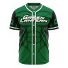 Green Lantern DC Comics AOP Baseball Jersey FRONT Mockup - Anime Jersey Store