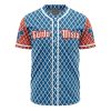 Guido Mista Jojos Bizarre Adventure AOP Baseball Jersey FRONT Mockup - Anime Jersey Store