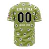 Hashira Gyomei Himejima DS AOP Baseball Jersey AOP Baseball Jersey BACK Mockup - Anime Jersey Store