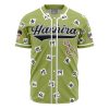 Hashira Gyomei Himejima DS AOP Baseball Jersey AOP Baseball Jersey FRONT Mockup - Anime Jersey Store