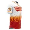 Hashira Kyojuro Rengoku DS AOP Baseball Jersey SIDE Mockup - Anime Jersey Store