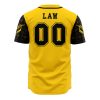 Heart Pirates Law V2 OP AOP Baseball Jersey BACK Mockup - Anime Jersey Store