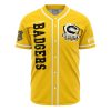 Hufflepuff Badgers House Harry Potter AOP Baseball Jersey AOP Baseball Jersey FRONT Mockup - Anime Jersey Store