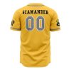 Hufflepuff House Harry Potter AOP Baseball Jersey AOP Baseball Jersey BACK Mockup - Anime Jersey Store