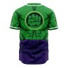 Hulk Marvel AOP Baseball Jersey BACK Mockup 2 - Anime Jersey Store