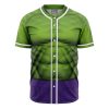 Hulk Marvel AOP Baseball Jersey FRONT Mockup - Anime Jersey Store