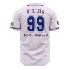 Hunter Association Killua HXH AOP Baseball Jersey AOP Baseball Jersey BACK Mockup - Anime Jersey Store