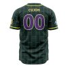 Jolyne Cujoh Stone Ocean JBA AOP Baseball Jersey BACK Mockup - Anime Jersey Store