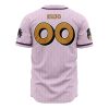 Jotaro Kujo Star Platinum JBA CWA AOP Baseball Jersey BACK Mockup - Anime Jersey Store