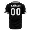 Kamado Demon Slayer Corps AOP Baseball Jersey BACK Mockup - Anime Jersey Store