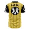 Kanzai HXH AOP Baseball Jersey BACK Mockup - Anime Jersey Store