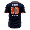 Karasuno Hinata Haikyuu AOP Baseball Jersey AOP Baseball Jersey BACK Mockup 1 - Anime Jersey Store