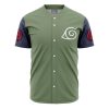 Konohagakure Jounin Uniform Naruto AOP Baseball Jersey FRONT Mockup - Anime Jersey Store