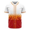 Kyojuro Rengoku DS AOP Baseball Jersey FRONT Mockup - Anime Jersey Store