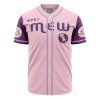 Mew Pokemon AOP Baseball Jersey AOP Baseball Jersey FRONT Mockup - Anime Jersey Store