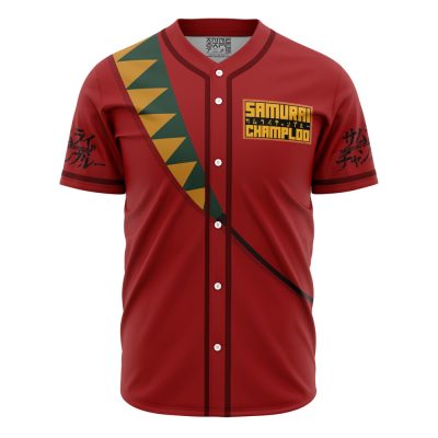 Mugen V1 SC AOP AOP Baseball Jersey FRONT Mockup - Anime Jersey Store