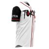 One Eyed Ghoul TG AOP Baseball Jersey SIDE Mockup - Anime Jersey Store